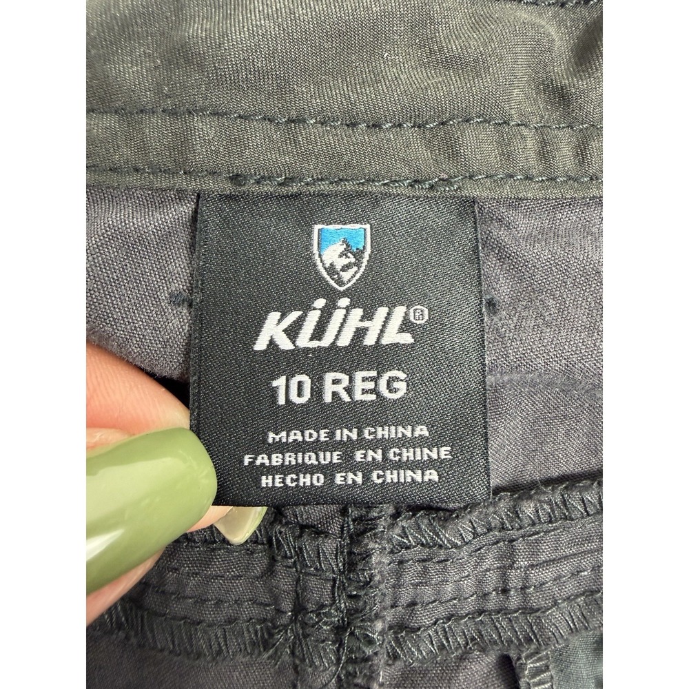 Kuhl Women's Hiking Pants Size 10 Reg Gray Outdoor Cargo Trail Utility Straight - Picture 3 of 11